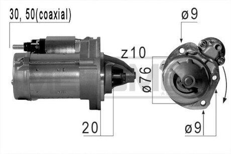 Стартер 220672A