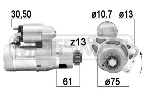 Стартер 220845A