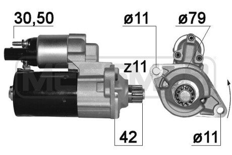 Стартер 220886A