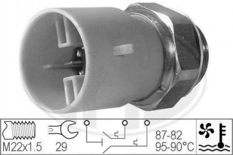 Термовыключатель, вентилятор радиатора (пр-во ERA) 330218