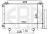 Радіатор кондиціонера ERA 667041 (фото 1)
