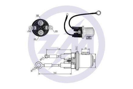 Допоміжне реле стартера ZM2408