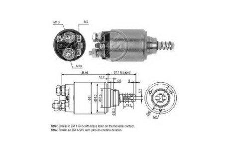 Втягуюче реле стартера ZM649