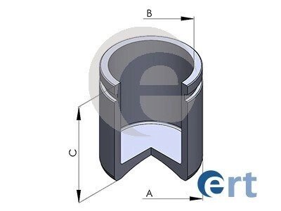 Поршень переднього супорта 151578C