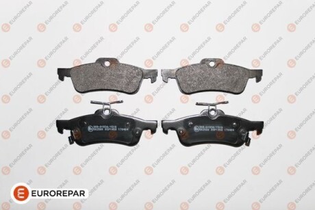 EUROREPAR TOYOTA гальмівні колодки задн.Yaris 05-,Honda Civic IX 12- 1617272180