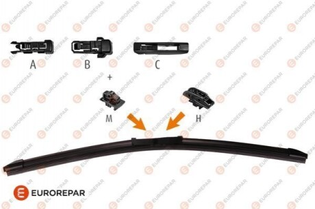 EUROREPAR 8512909090 Щ?ТКА СКЛООЧИСНИКА L350 1635454080