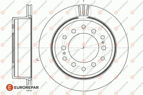 EUROREPAR ДИСК ГАЛЬМ?ВНИЙ ЗАДН?Й 1642778180