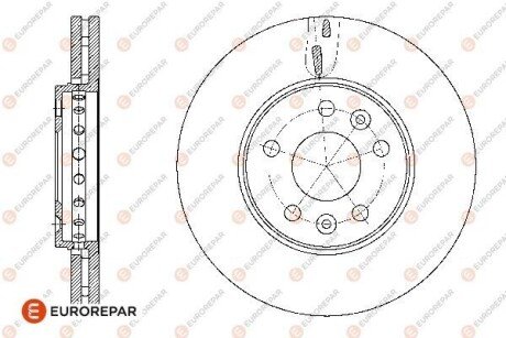 ДИСК ГАЛЬМ?ВНИЙ Eurorepar 1667863980 (фото 1)