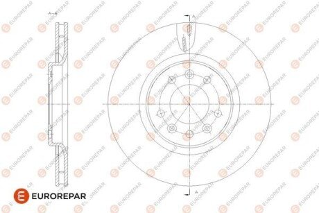 ДИСК ГАЛЬМ?ВНИЙ Eurorepar 1676011880 (фото 1)