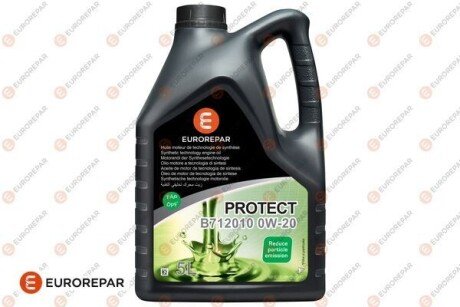 Моторна олива EUROREPAR PROTECT B712010 0W-20, 5л 1690618980