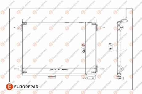 Радіатор кондиціонера E163277