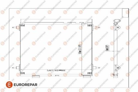 Радиатор кондиционера E163364