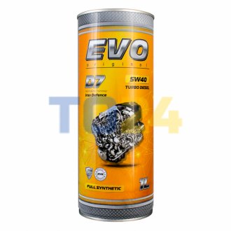 Моторна олива 5W40 (1L) EVO D7 1L 5W-40 TURBO DIESEL (фото 1)