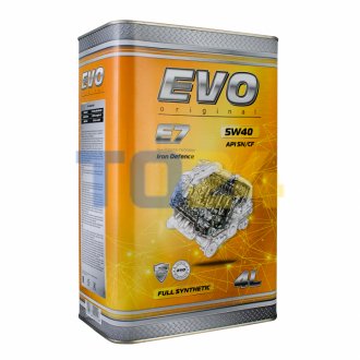 Моторна олива 5W40 (4L) EVO E7 4L 5W-40 (фото 1)