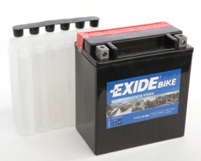 Акумулятор 16Ah-12v EXIDE AGM (150x90x160), L+ YTX16-BS