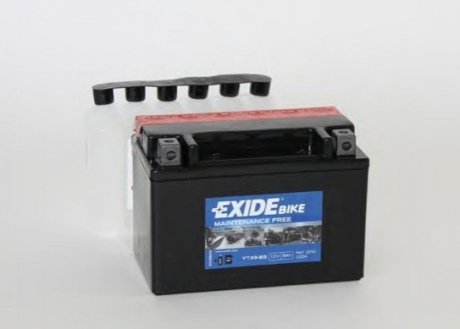 Акумулятор 8Ah-12v EXIDE AGM (150x87x105), L+ YTX9-BS