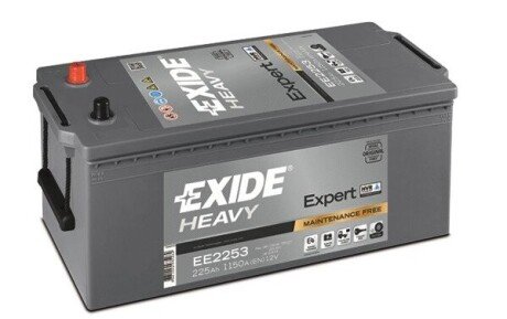 Аккумулятор 225Ah-12v EXPERT HVR(518х279х240),L,EN1150 EXIDE EE2253 (фото 1)