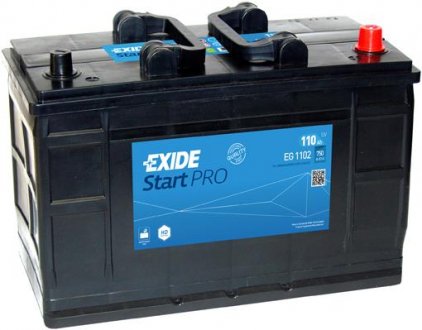 Аккумулятор  110Ah-12v Exide Start PRO (345х175х240),R,EN750 EG1102