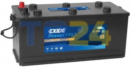 АКБ 6СТ-185 Тип3 Euro (пт 1150) Exide POWER PRO AGRI EJ1805