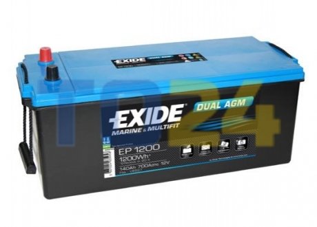 Акумулятор 140Ah-12v EXIDE AGM (513x189x223), L+ EP1200