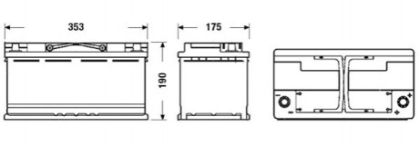 Акумулятор EXIDE EQ800 (фото 1)