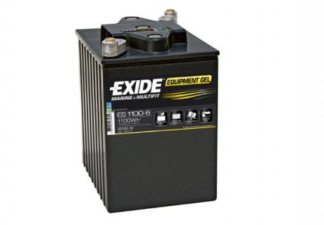 Акумулятор 200Ah-6v EXIDE Гель (245x190x275), R+ ES1100-6