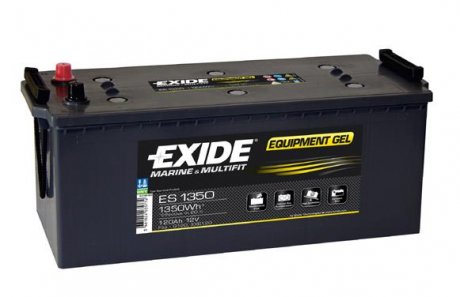 Акумулятор 120Ah-12v EXIDE Гель (513x189x223), L+ ES1350