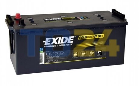 Акумулятор 140Ah-12v EXIDE Гель (513x223x223), L+ ES1600