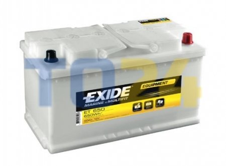 Акумулятор EXIDE ET650 (фото 1)