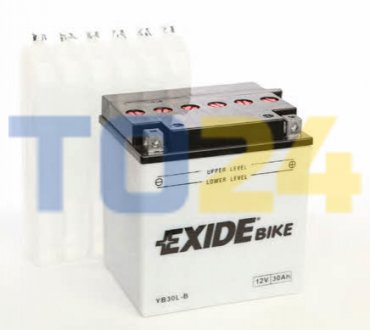Акумулятор 30Ah-12v EXIDE AGM (166x126x175), R+ YB30L-B