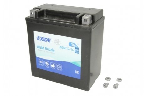 Акумулятор EXIDE YTX16-BS AGM12-16 EXIDE R (фото 1)