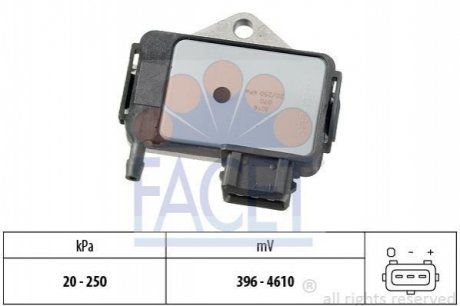 Датчик тиску впускного колектора FACET 103016 (фото 1)