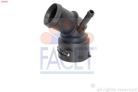 Фланец системи охлаждения Audi A3 (03-13)/VW Golf (04-13)/Skoda Octavia (04-13) 260020