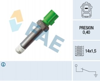 Датчик тиску масла FAE 12616 (фото 1)
