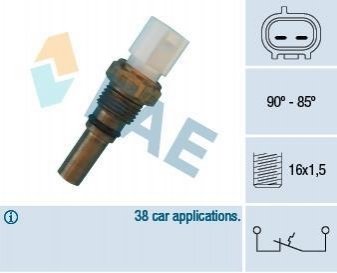 Термовимикач вентилятора FAE 36540 (фото 1)
