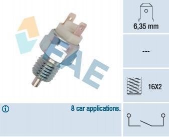 Вимикач фар заднього ходу FAE 40350 (фото 1)