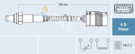 Лямбда зонд BMW 3 (E90/F30/F80/F34)/5 (F10/F07)X5 (E70) N55/N54 77760