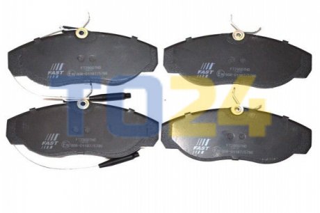 Дисковые тормозные колодки (передние) FAST FT29007HD (фото 1)