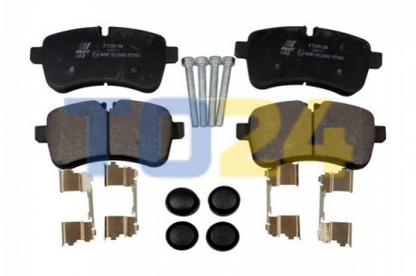 Дисковые тормозные колодки (задние) FAST FT29136 (фото 1)