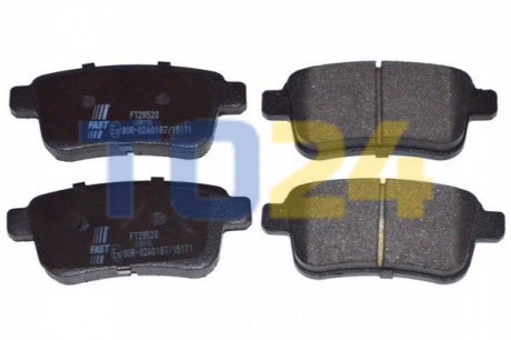 Дисковые тормозные колодки (задние) FAST FT29528 (фото 1)
