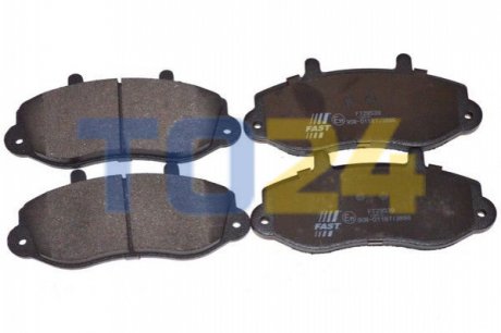 Дисковые тормозные колодки (передние) FAST FT29539 (фото 1)