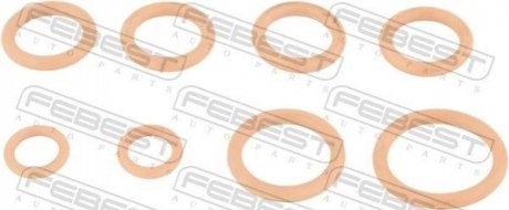 КІЛЬЦЕ УЩІЛЬНЮЮЧЕ ТРУБКИ КОНДИЦІОНЕРА FEBEST 24400-003-KIT (фото 1)