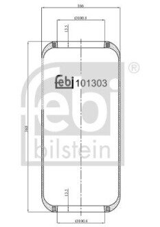 Подушка амортизуюча Febi 101303