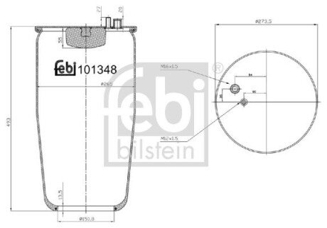 Подушка амортизуюча Febi 101348