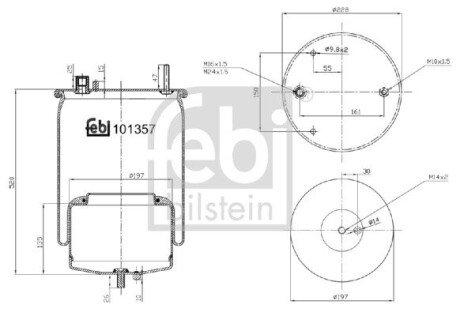 Подушка амортизуюча Febi 101357