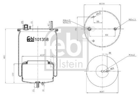 Подушка амортизуюча Febi 101358