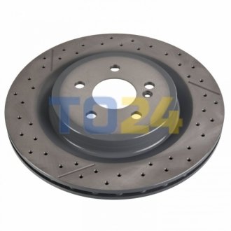 Тормозной диск (задний) FEBI 107722 (фото 1)