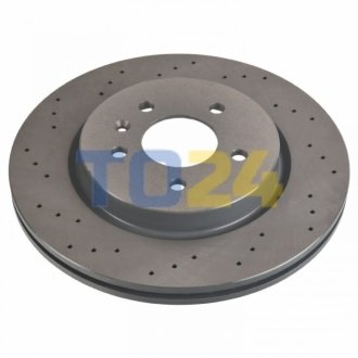 Тормозной диск (задний) FEBI 108196 (фото 1)
