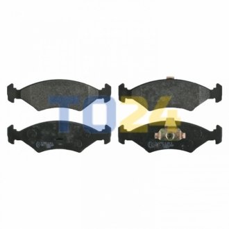 Гальмівні колодки, дискове гальмо (набір) 16040
