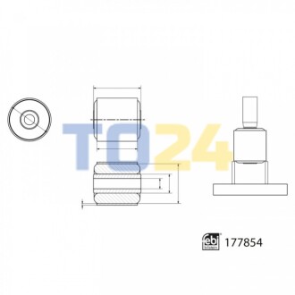 Сайлентблок FEBI 177854 (фото 1)